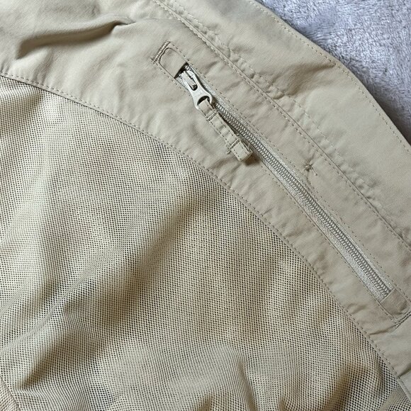 Lands‎ End Womens Short Trench Coat Size Large Hip Length Preppy Nautical - Picture 8 of 11